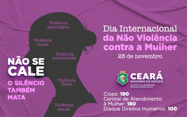 Identificação da violência e denúncia são primeiros passos para eliminação da violência contra a mulher