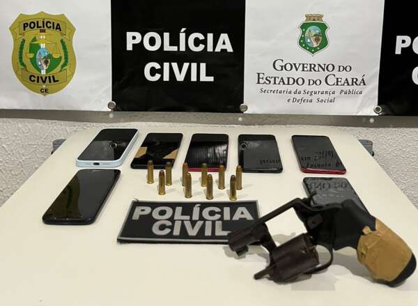 Com apoio da Coin, Polícia Civil prende homem que escondeu arma de fogo em cesto de roupa suja