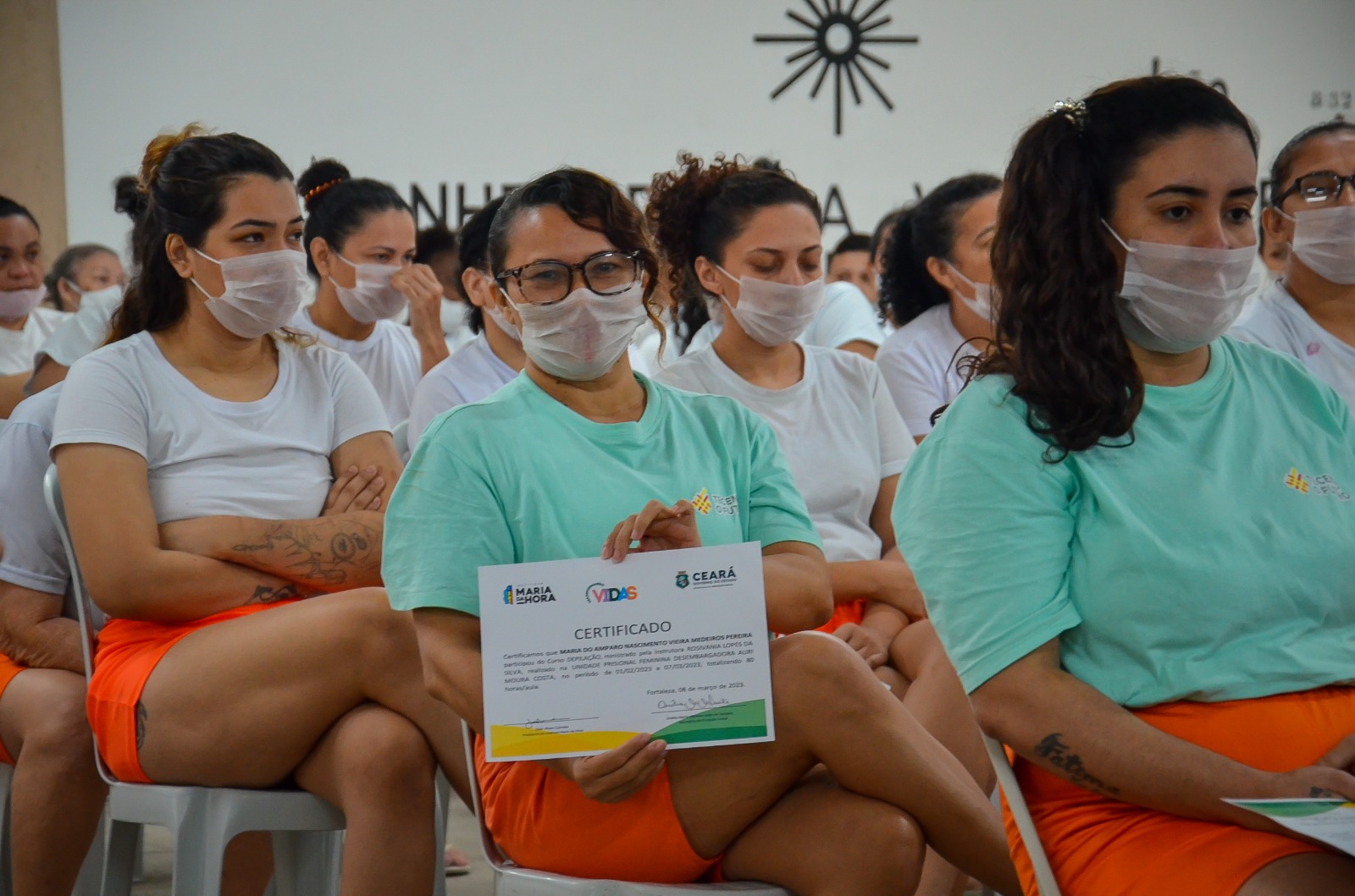 SAP e SPS certificam internas do sistema prisional cearense em cursos de capacitação profissional