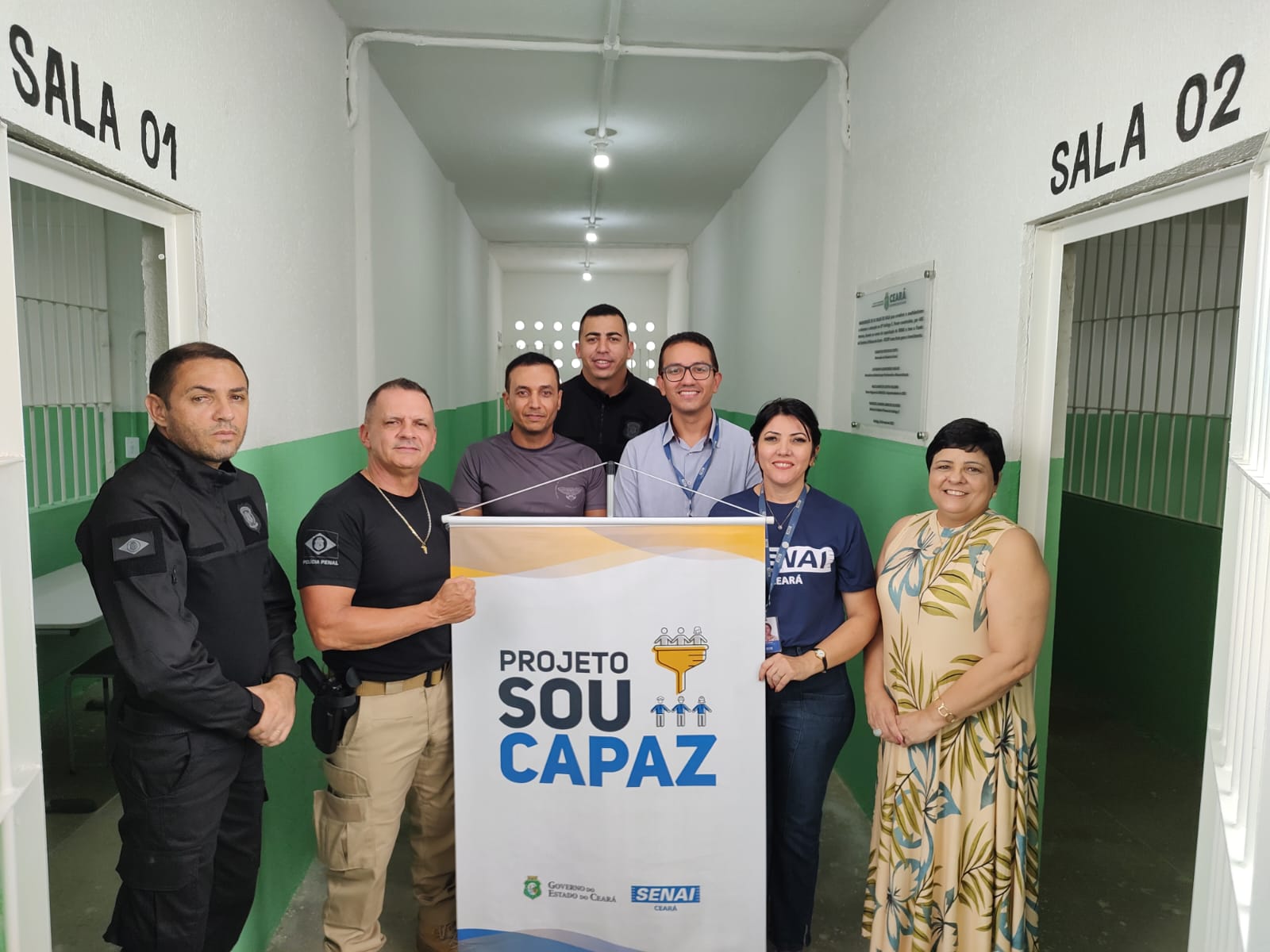 Unidade prisional inaugura quatro novas salas de aula construídas por internos capacitados pelo Senai