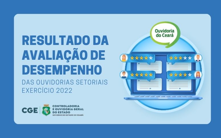 CGE divulga resultado da Avaliação de Desempenho das Ouvidorias Setoriais em 2022