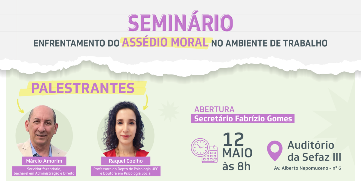 Sefaz debate o enfrentamento ao assédio moral no ambiente de trabalho