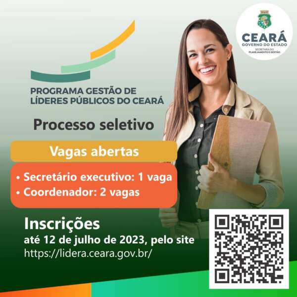 Inscrições para vagas de secretário executivo e coordenador na Seplag seguem até 12/07