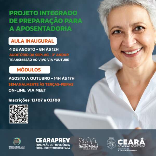 Servidores já podem se inscrever para o curso preparatório para a aposentadoria