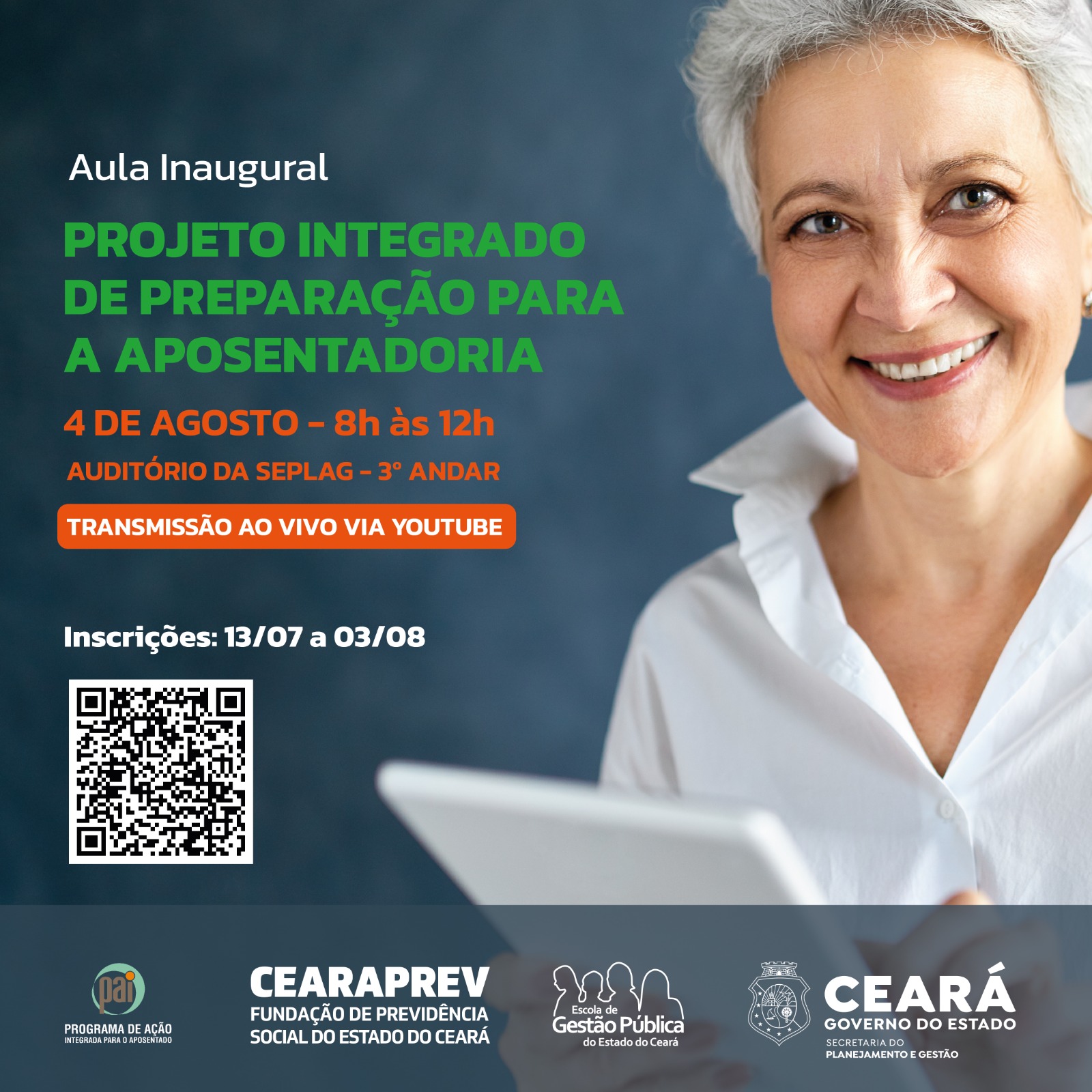 Governo do Ceará inicia ações de mobilização para a edição 2023 do Projeto Integrado de Preparação para Aposentadoria (Pipa)