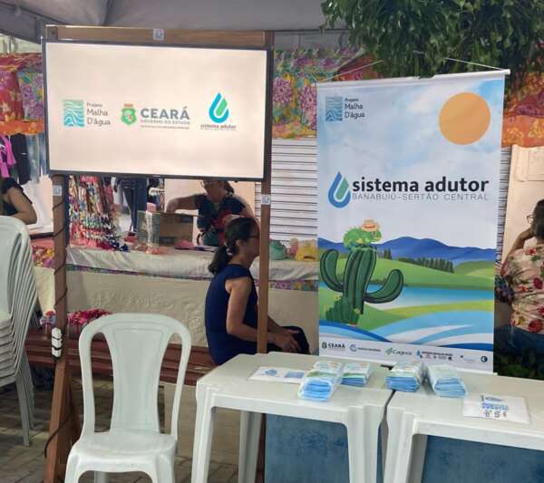 SRH divulga projeto Malha D’água em feira cultural de Banabuiú