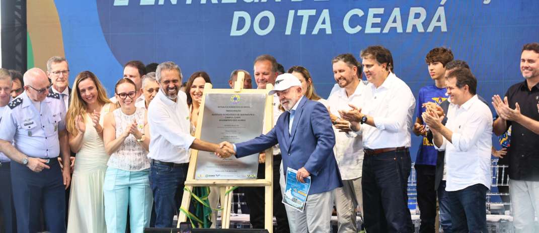 “O ITA veio para cá em homenagem ao povo do Ceará”, destaca o presidente Lula na entrega da primeira etapa do Instituto fora de SP