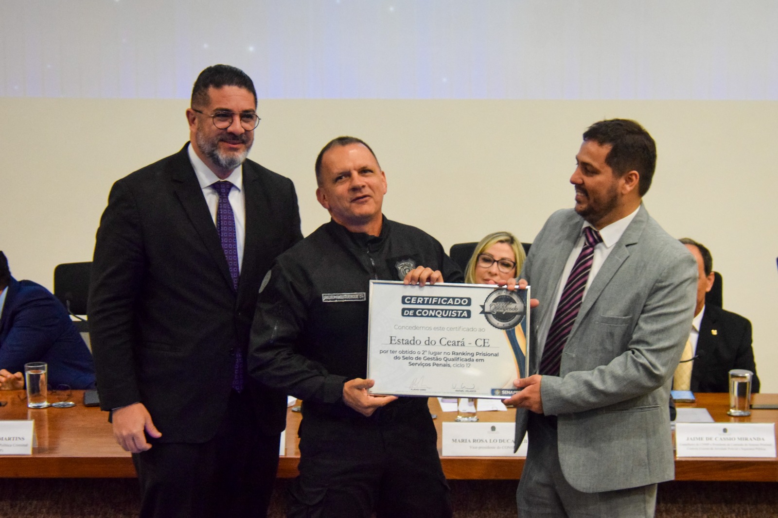 Sistema prisional do Ceará conquista premiação nacional no “Ranking Prisional do Selo de Gestão Qualificada em Serviços Penais”