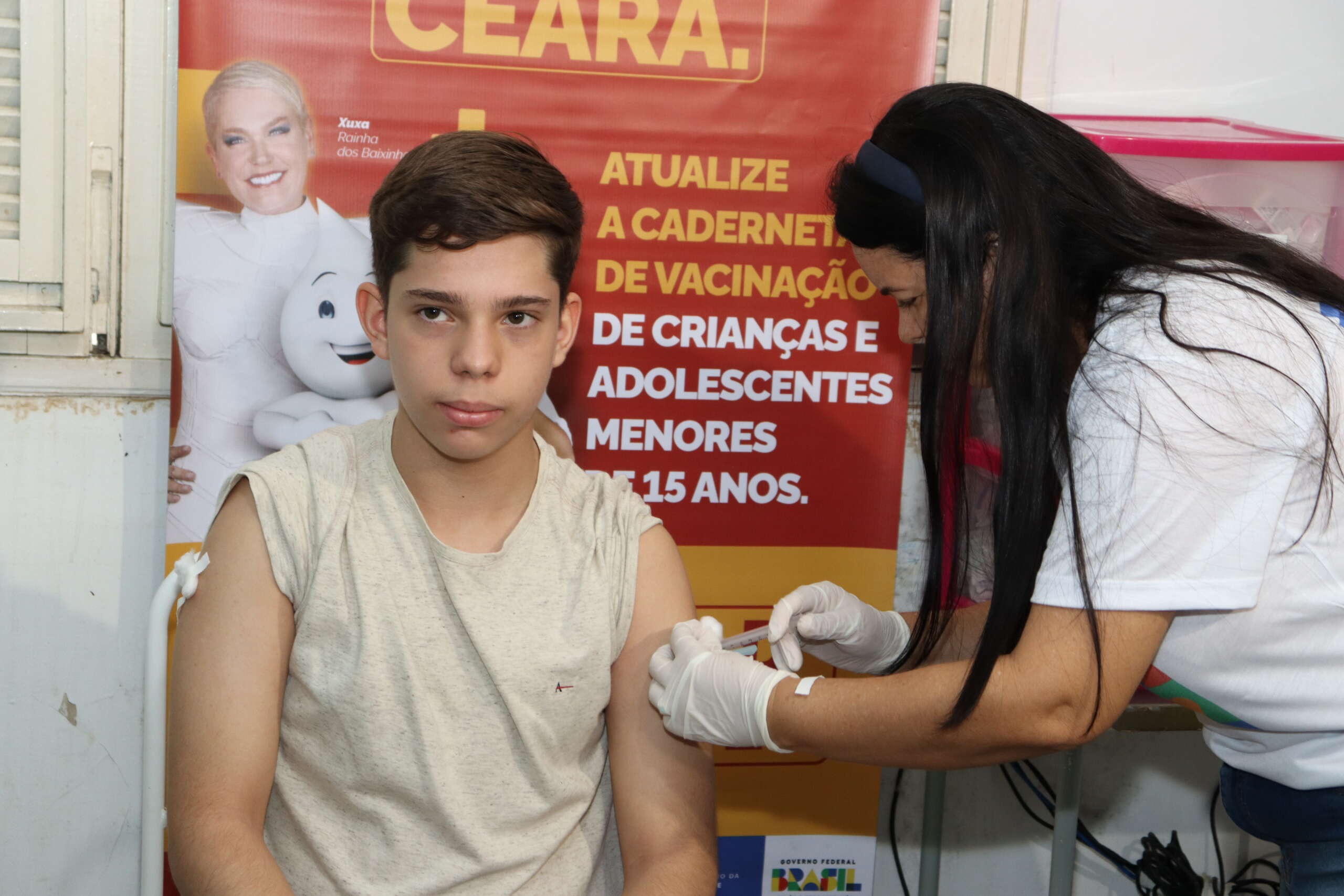Com mais de mil salas simultâneas, Ceará realiza Dia D da Campanha Nacional de Multivacinação