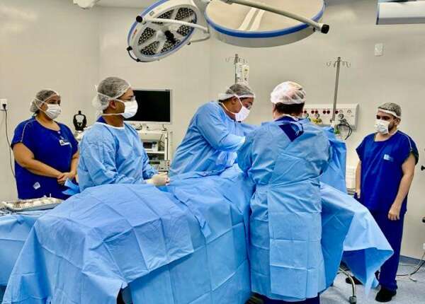 HRVJ realiza primeira cirurgia oncológica da unidade; procedimento faz parte da interiorização do serviço no Estado