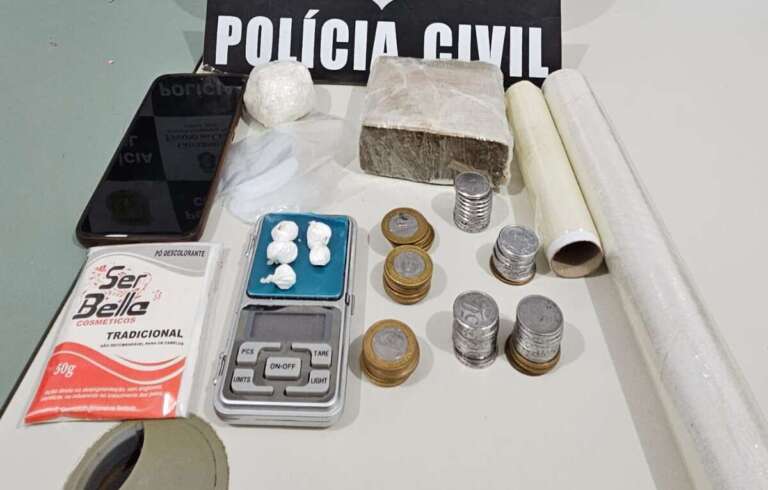 Polícia Civil prende em flagrante homem em posse de drogas na Capital