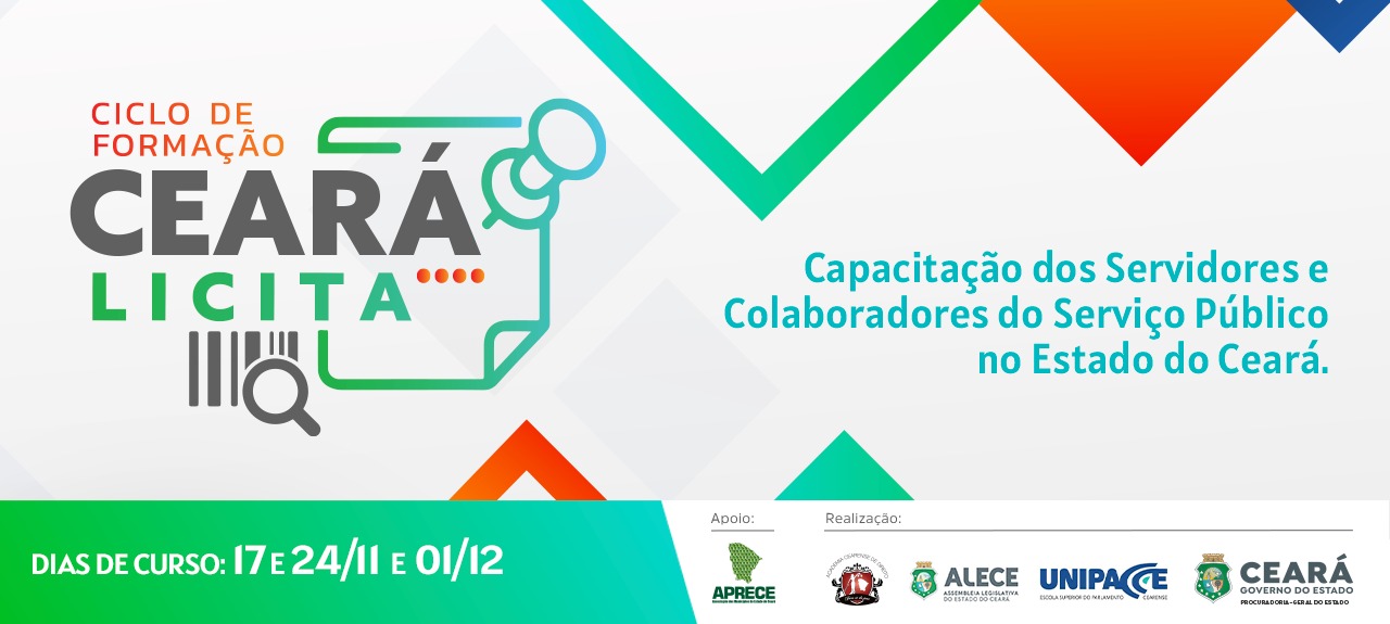Novo módulo do Ciclo de Formação – Ceará Licita será nesta sexta-feira (17)