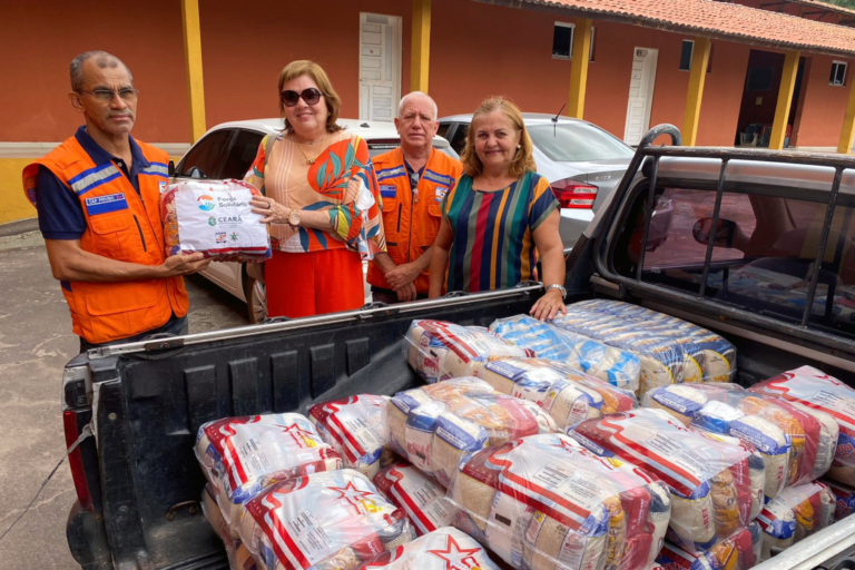 Defesa Civil do Ceará distribui 30 mil cestas de alimentos em 2023