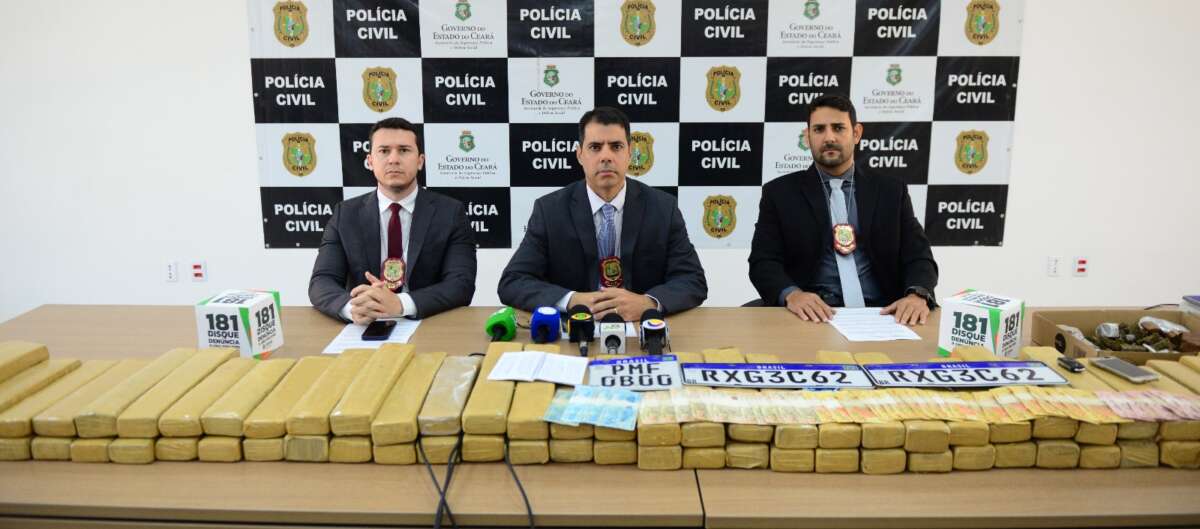 Polícia Civil apreende mais de 100 kg de drogas e prende chefe de grupo criminoso com atuação em Acaraú