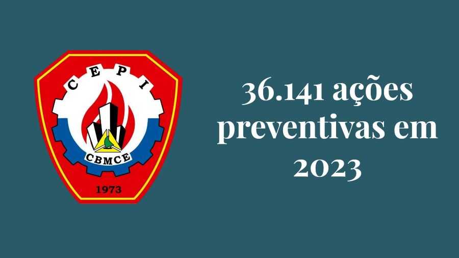Corpo de Bombeiros realiza 36.141 ações preventivas em 2023