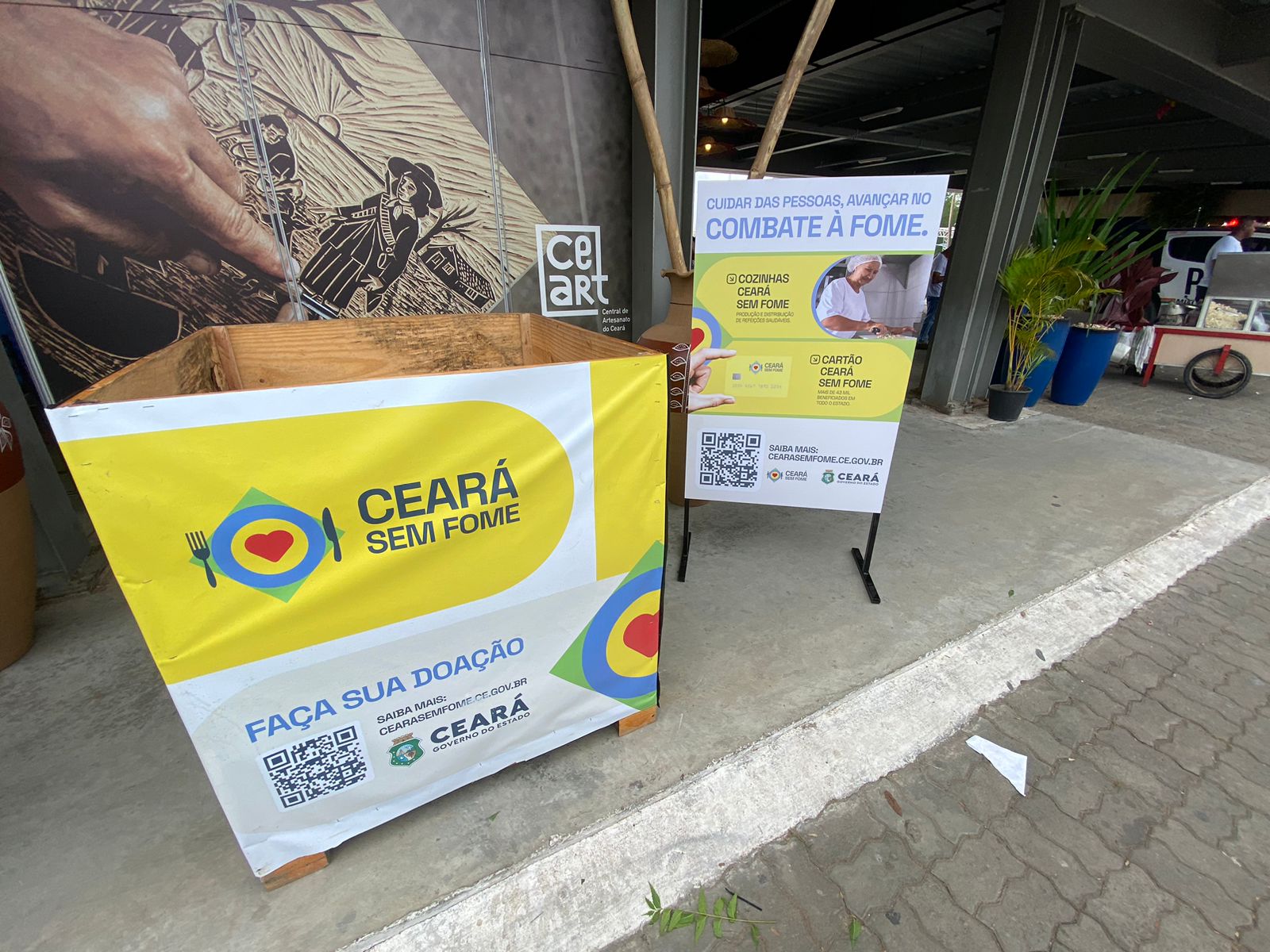 Internos da UP Sobreira Amorim produzem caixotes para arrecadação de alimentos do Programa Ceará Sem Fome