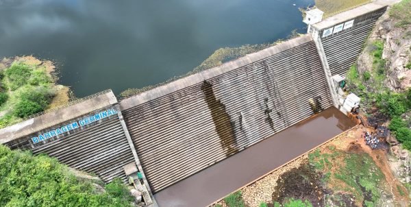 Açude Germinal é o primeiro reservatório monitorado a sangrar em 2024