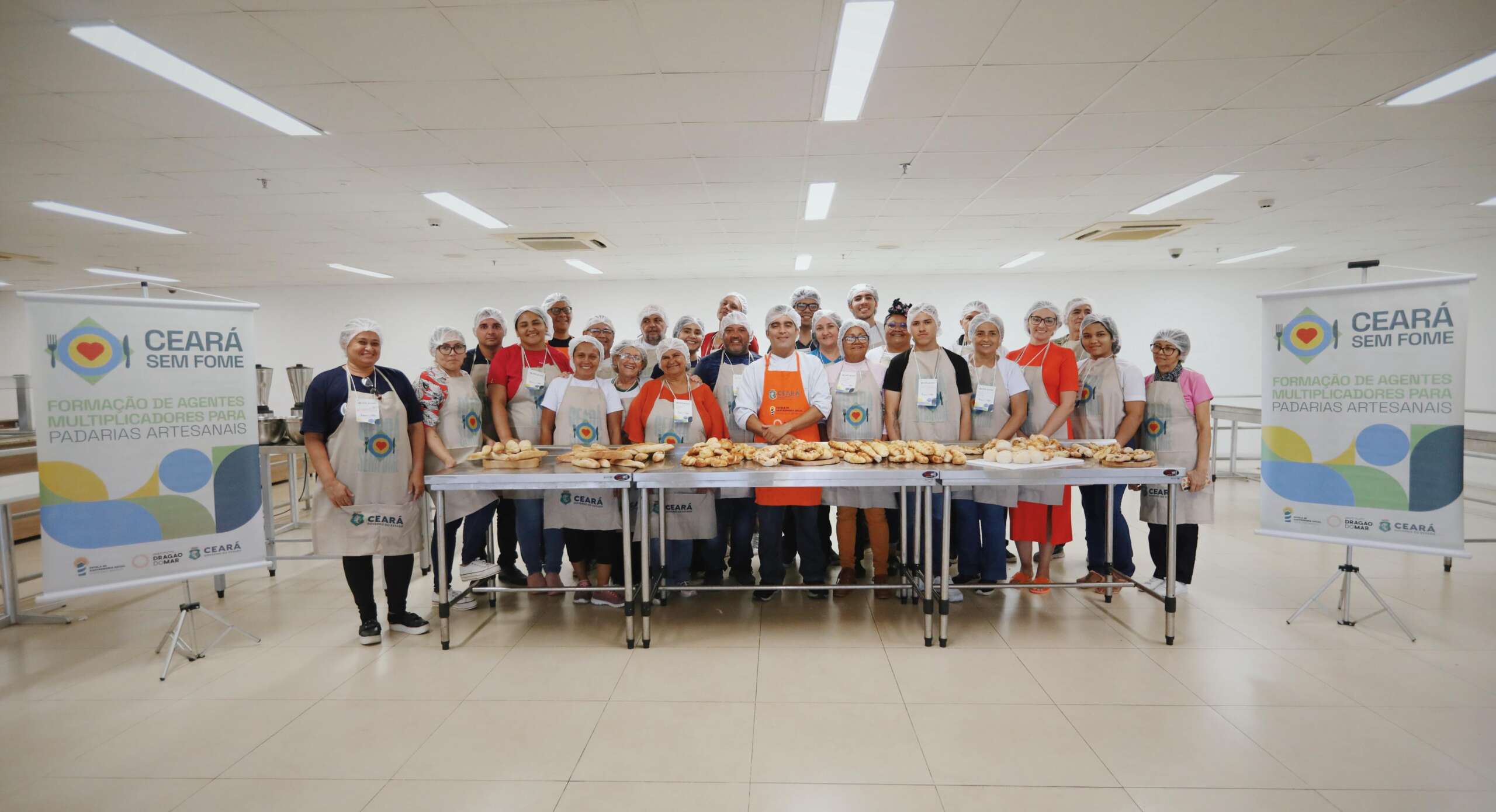 Ceará Sem Fome: curso de multiplicadores para padarias artesanais inicia eixo de qualificação profissional do programa
