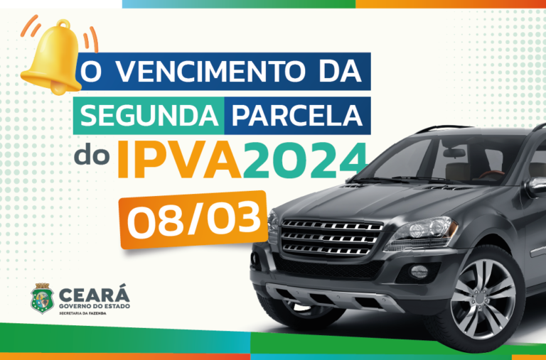 IPVA 2024: 2ª parcela do tributo vence nesta sexta-feira (8)