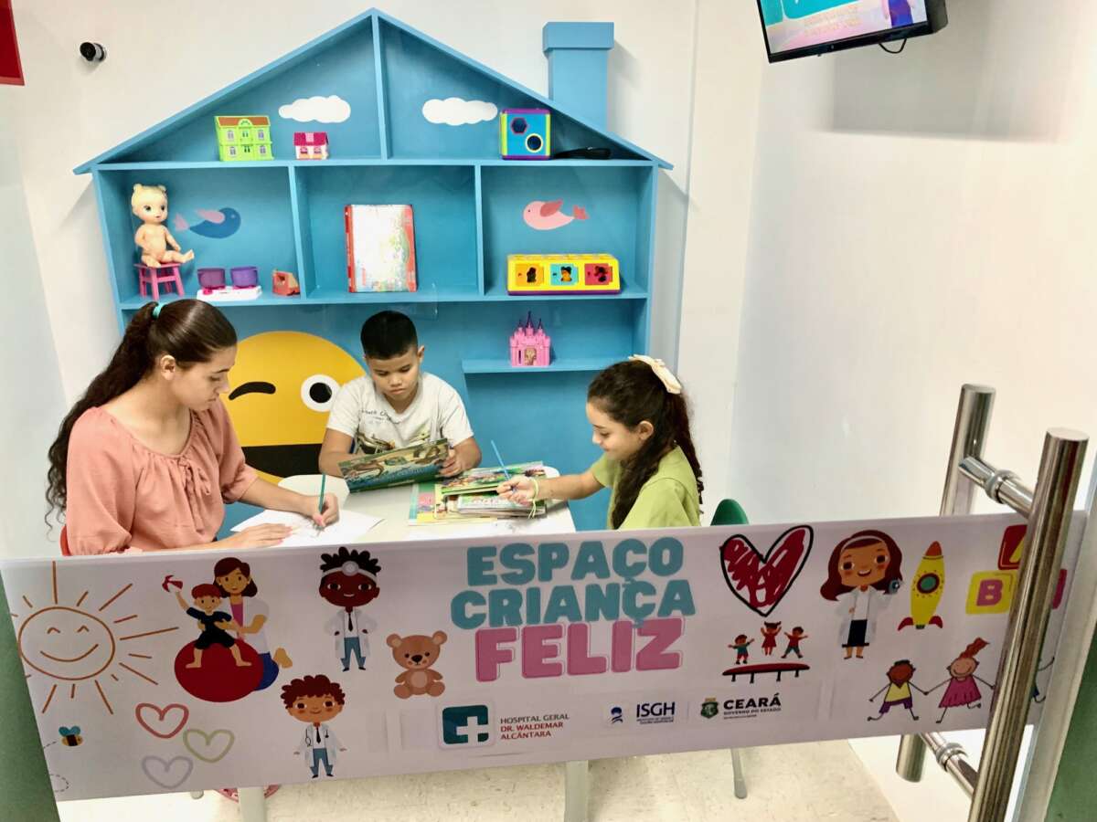 Humanização: HGWA abre sala de espera com ferramentas lúdicas para crianças que aguardam atendimento no ambulatório
