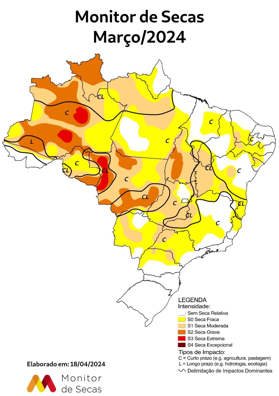 Ceará apresenta mais da metade do território sem seca relativa