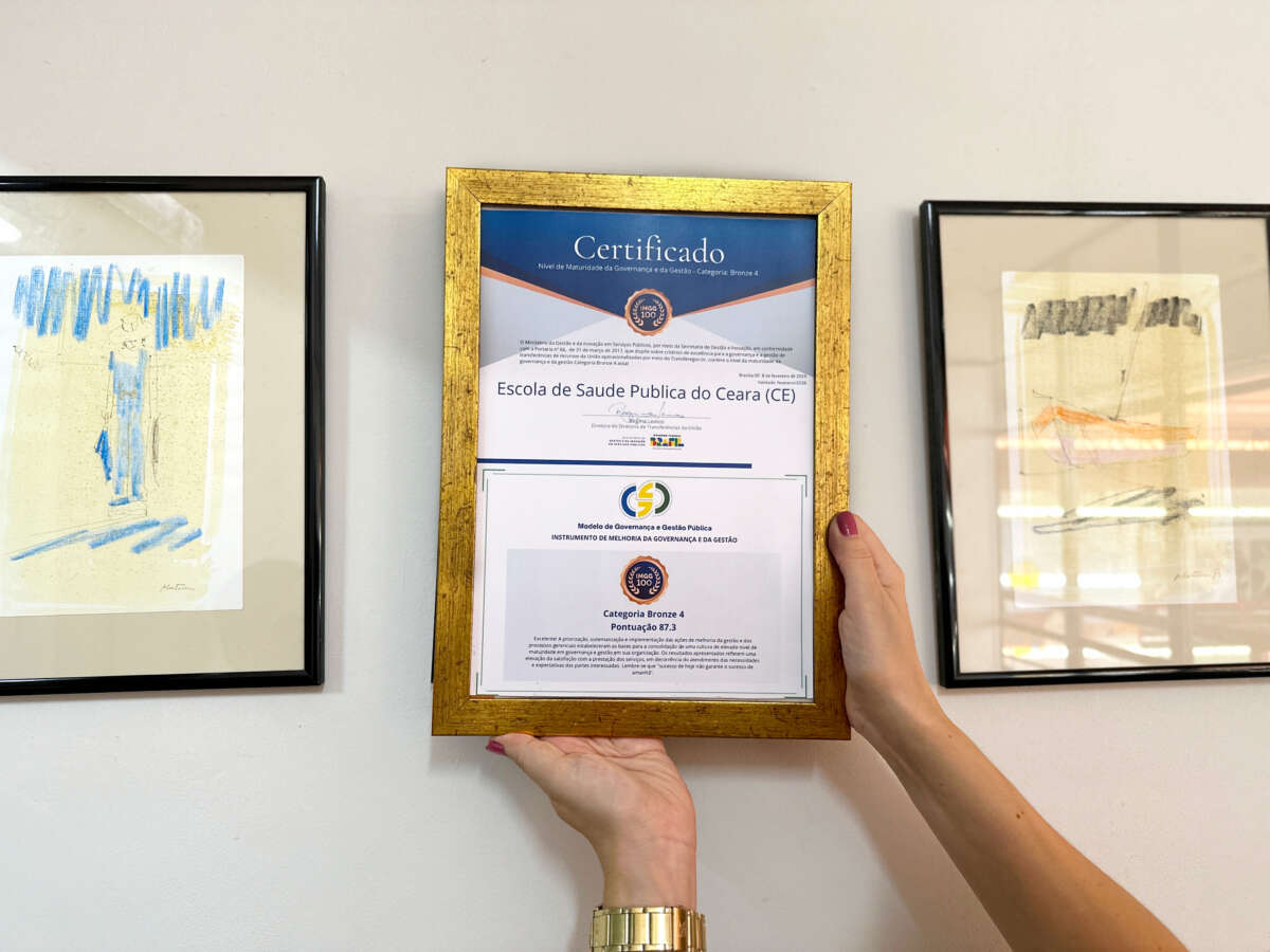 ESP/CE alcança nível máximo em certificação do Ministério da Gestão e da Inovação