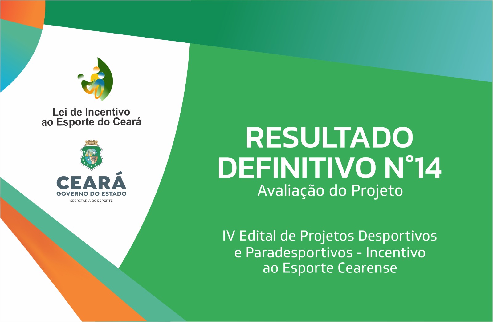 Sesporte divulga resultado definitivo da etapa “Avaliação do Projeto” da Lei de Incentivo ao Esporte do Ceará