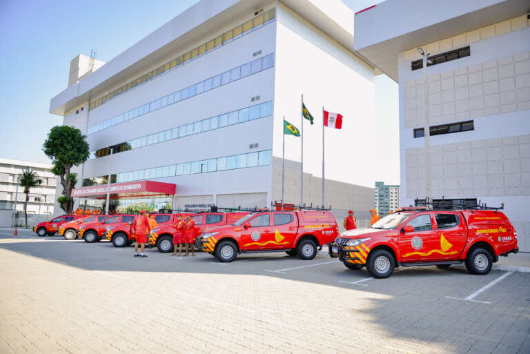 CBMCE recebe sete novas viaturas para intensificar buscas e salvamentos na Capital, RMF e Interior