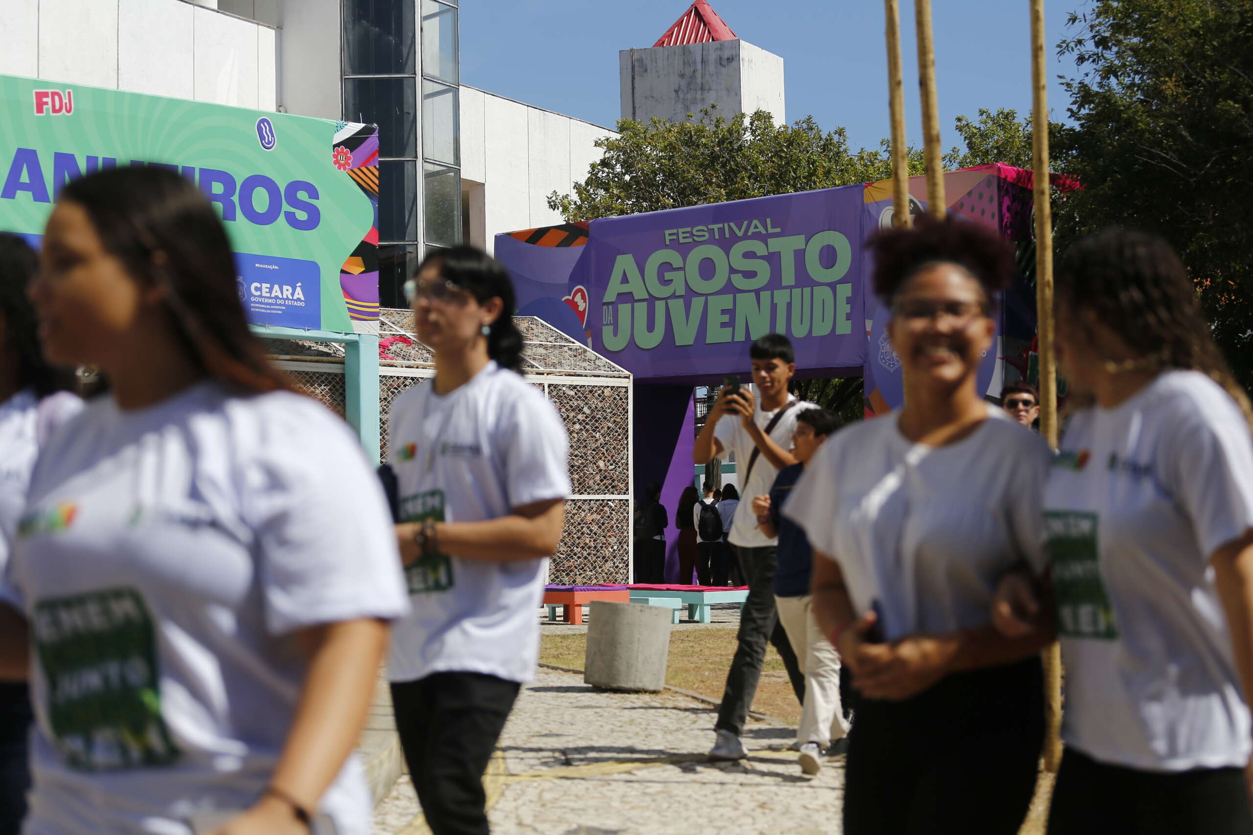 Governo do Ceará celebra juventudes com abertura de festival e atividades do AoGosto do Aluno