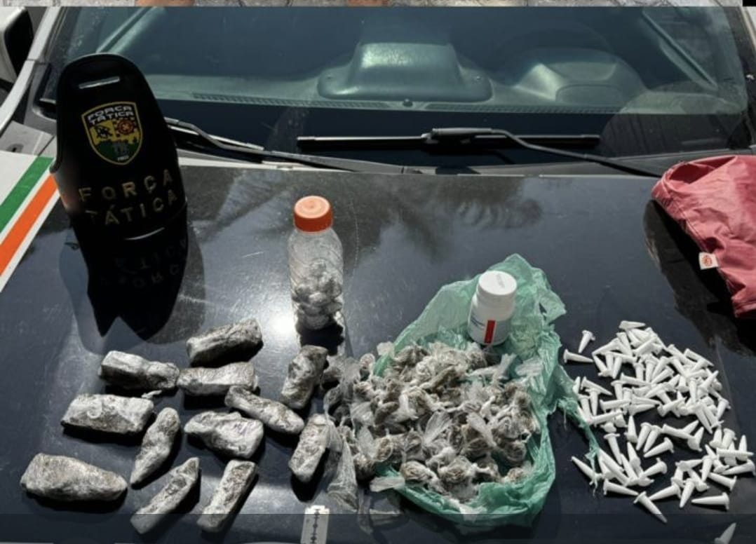 PMCE apreende adolescente em posse de maconha e cocaína no Papicu