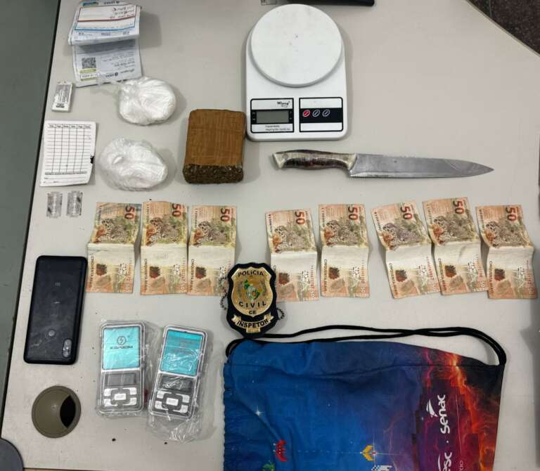 PCCE prende mulheres suspeitas de tráfico de drogas e integrar grupo criminoso na Barra do Ceará