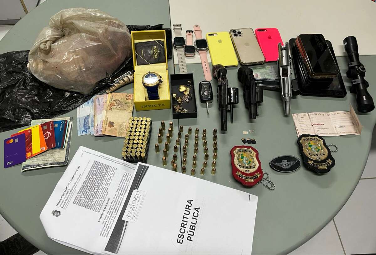 Operação da Polícia Civil resulta em prisão de quatro pessoas suspeitas de crimes em Tauá