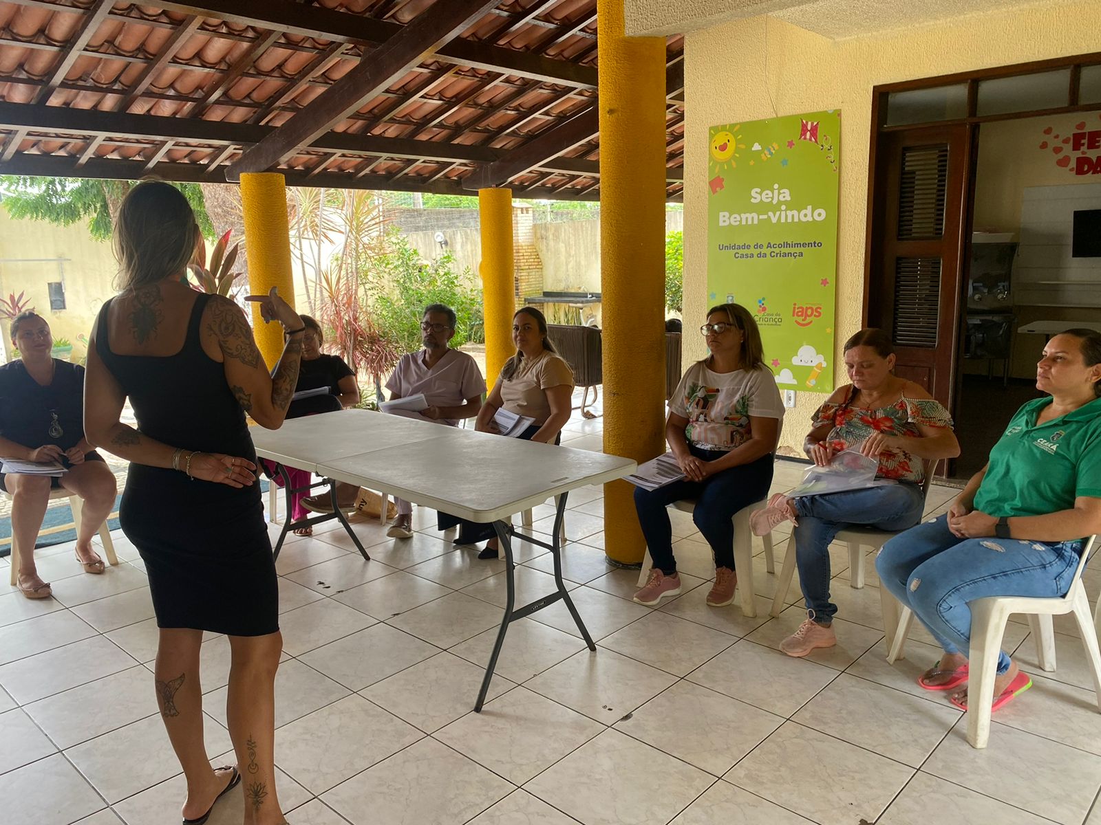 SPS qualifica profissionais dos abrigos para trabalharem com estímulo ao afeto no desenvolvimento infantil