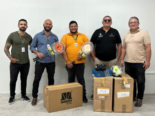 Entrega de materiais esportivos impulsiona atividades em Centros Socioeducativos