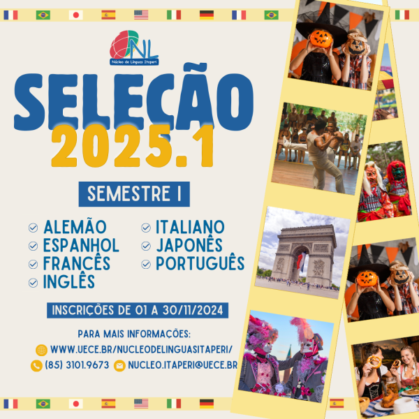 Núcleo de Línguas Itaperi oferece 500 vagas em seleção para sete cursos