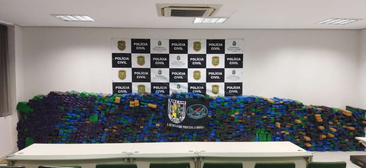 Em dez meses, Forças de Segurança do Ceará apreendem quase 10 toneladas de drogas no Estado; maior quantidade de toda série histórica