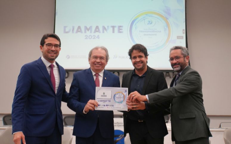 Governo do Ceará recebe Selo Diamante na terceira edição do Programa Nacional de Transparência Pública