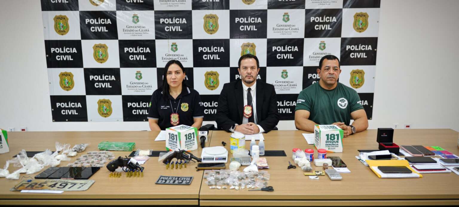 PCCE cumpre 34 mandados de prisão e busca e apreensão contra integrantes de grupo criminoso durante operação na Capital