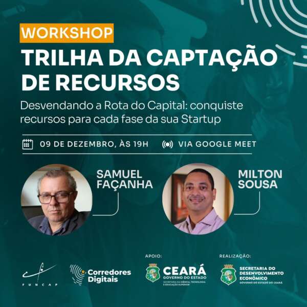 SDE promove workshop on-line para impulsionar negócios e captar recursos