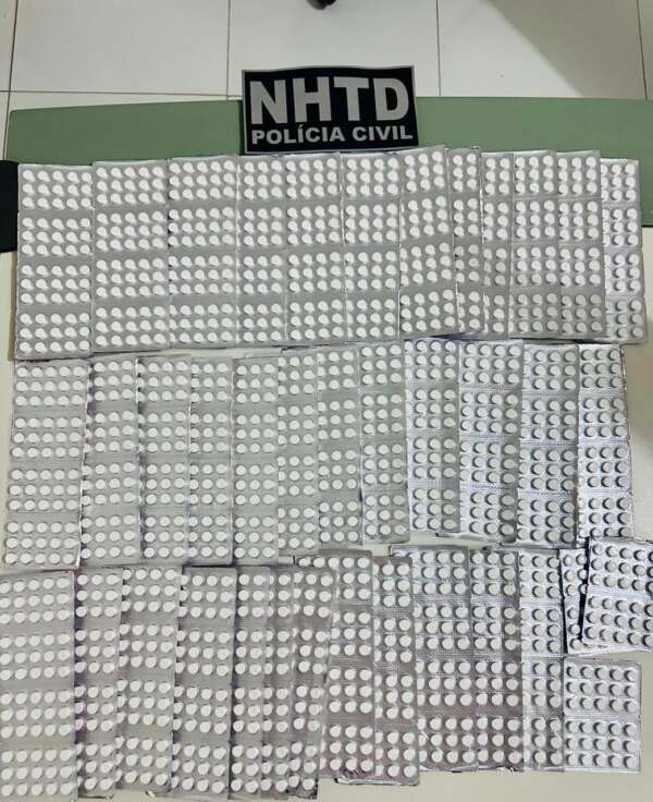 PCCE captura suspeito por tráfico de drogas e apreende 3.015 comprimidos de rebite em Brejo Santo