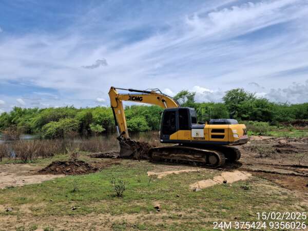 Sohidra realiza ações preventivas no Açude do Limão, em Tauá