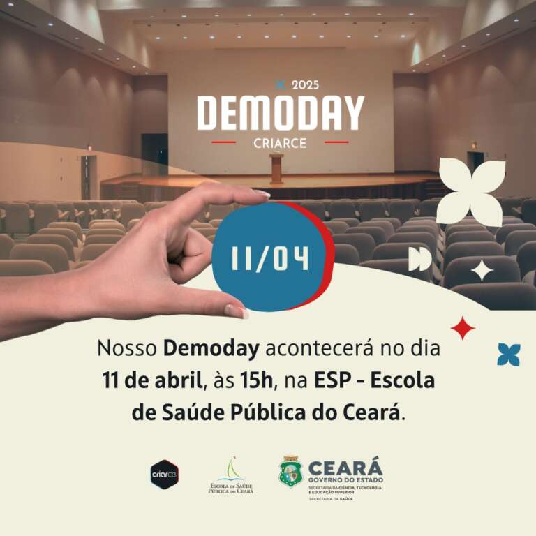 CriarCe promove Demoday 2025 para startups apresentarem soluções inovadoras de hardware