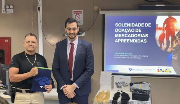 Receita Federal doa mercadorias apreendidas para o sistema prisional do Ceará