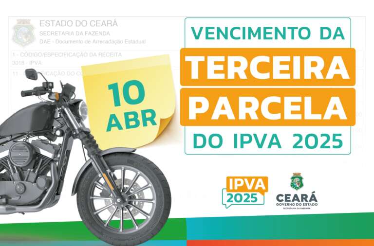 Terceira parcela do IPVA 2025 vence nesta quinta-feira (10)