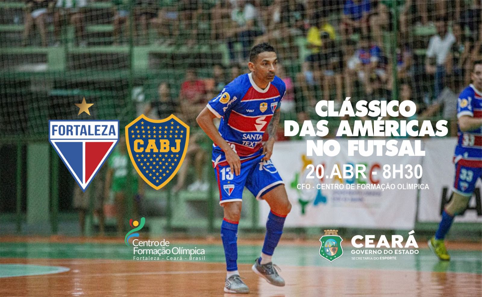 CFO recebe Fortaleza e Boca Juniors pelo Superclássico das Américas de Futsal