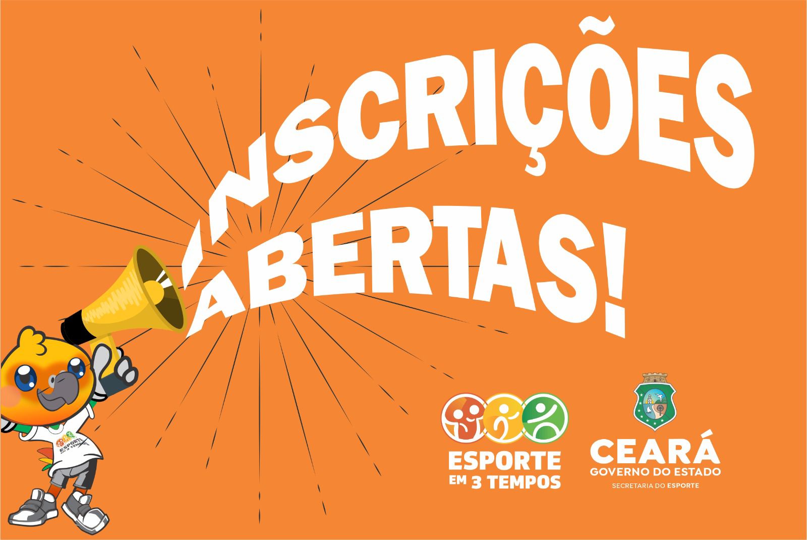 Aberta inscrições para o Projeto Esporte em 3 Tempos