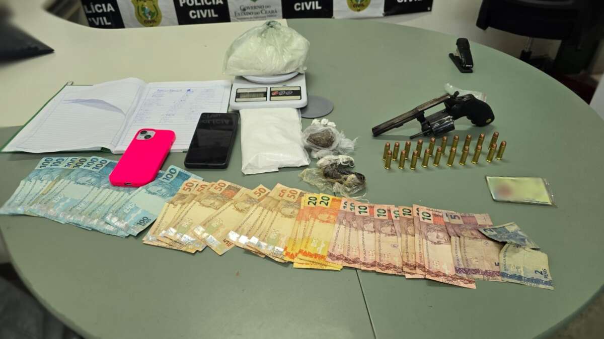 PCCE prende suspeito por tráfico de drogas em Iguatu