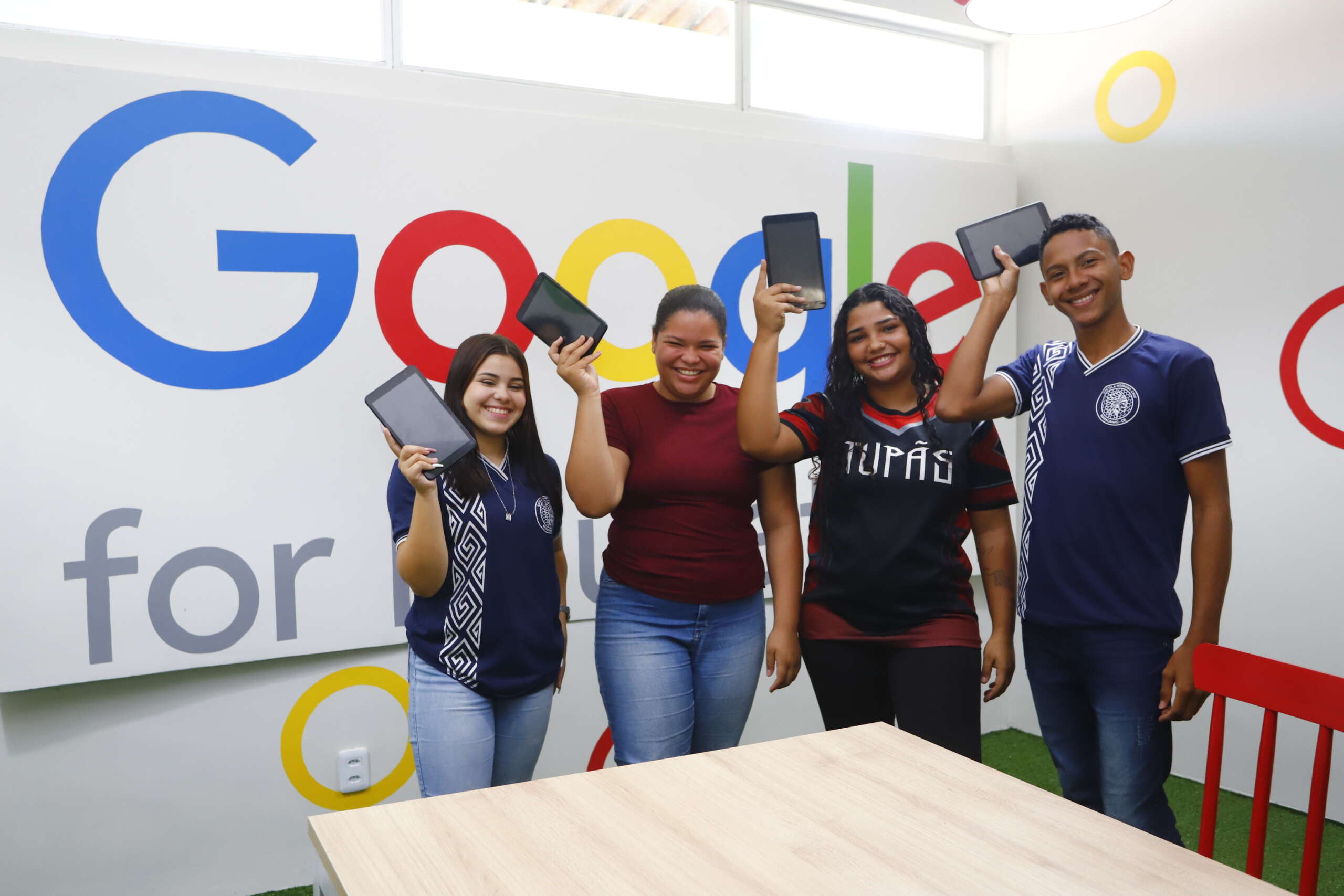 Escola indígena do Ceará é a primeira do Brasil a receber uma Sala Google
