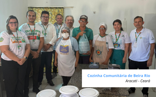 CGE realiza escutas com beneficiários e profissionais em Cozinhas Solidárias de Aracati e Cascavel