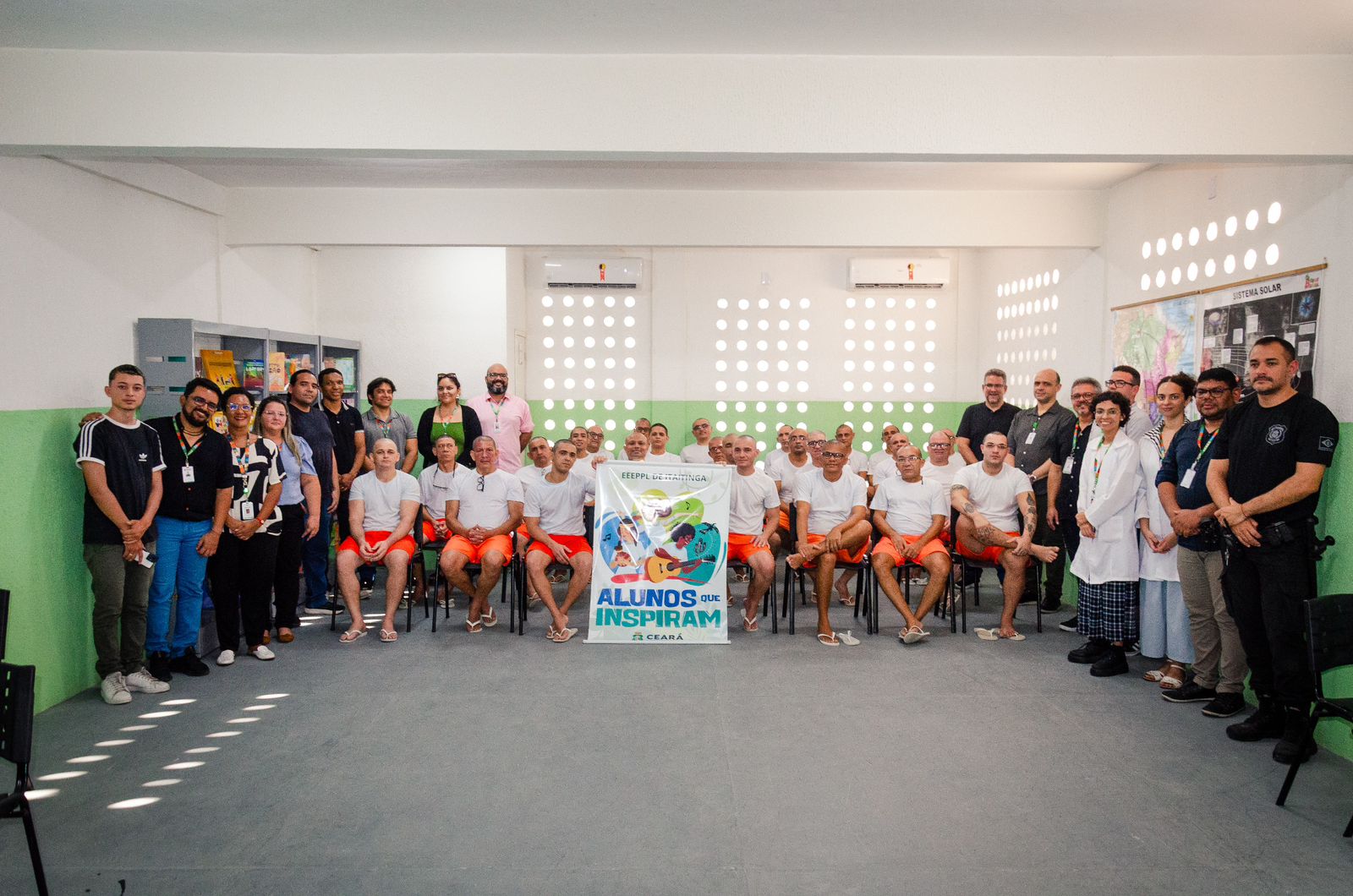 Internos da Escola de Educação Profissional para Pessoas Privadas de Liberdade participam do Festival “Alunos que Inspiram”